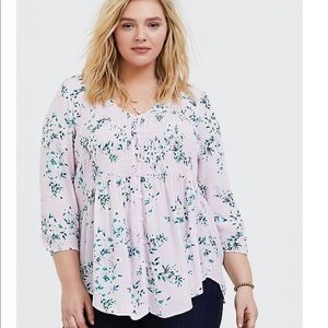Torrid Sz 0 Smock Top